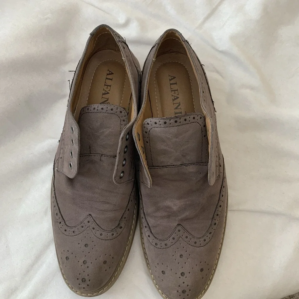 ALFANI Men's Dress Shoes Size 9 MANMADE AND TEXTILE LINING.